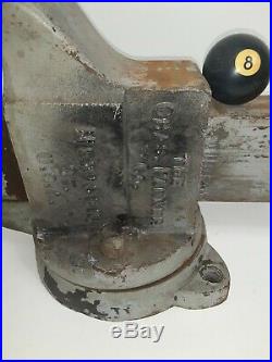 RARE Chas. Parker 259X Machinist Vise with Swivel Base USA Made 1910