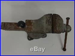 RARE Chas. Parker 259X Machinist Vise with Swivel Base USA Made 1910