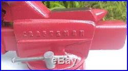 RARE! Vintage LARGE 5 Jaws Craftsman Bench Vise WithSwivel Base & Anvil 506-51811