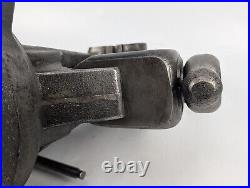 REED 104S 4-Bolt Swivel Base 4 Jaw Bench Vice Restored patina vintage usa