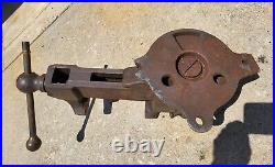 REED MFG Vise No. 205 5 Jaws Swivel Base 89lbs 1927 Production USA