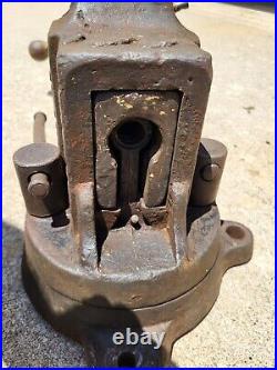 REED MFG Vise No. 205 5 Jaws Swivel Base 89lbs 1927 Production USA