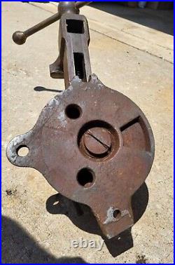 REED MFG Vise No. 205 5 Jaws Swivel Base 89lbs 1927 Production USA