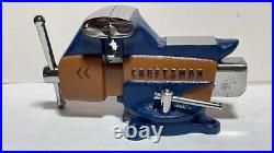 REMASTERED VINTAGE CRAFTSMAN SWIVEL BASE BENCH VISE No. 506-51801 JAWS 3 1/2