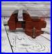RIDGID 5000R 5 Bench Vise Pipe Jaw Swivel Base nice condition USA