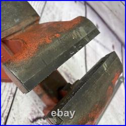 RIDGID 5000R 5 Bench Vise Pipe Jaw Swivel Base nice condition USA
