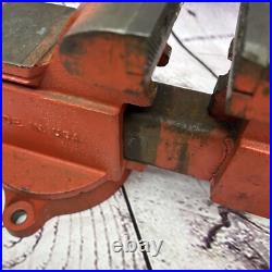 RIDGID 5000R 5 Bench Vise Pipe Jaw Swivel Base nice condition USA