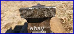 Rare Antique Chas Parker No 994 Swivel Base Anvil Vise With Wrench 4 Jaws, 85lb
