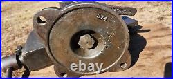 Rare Antique Chas Parker No 994 Swivel Base Anvil Vise With Wrench 4 Jaws, 85lb