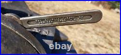 Rare Antique Chas Parker No 994 Swivel Base Anvil Vise With Wrench 4 Jaws, 85lb