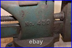 Rare Littlestown model 450 A vise swivel base 4 3/4 jaw collectible Littco tool