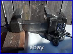 Rare MORGAN 340B SWIVEL JAW Machinist Vise withSwivel Base 4 Jaws Opens to 6 3/4
