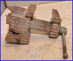 Rare Quick release bench vise V30 wilton style anvil swivel base collectible