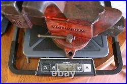 Rare! Vintage Columbian D45-m3, 5 Swivel Base Bench Vise Made In USA Cleveland