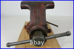 Rare! Vintage Columbian D45-m3, 5 Swivel Base Bench Vise Made In USA Cleveland