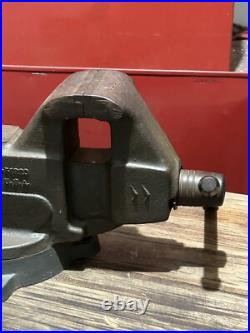 Rare Vintage Craftsman 506-51820 Swivel Base Bench Vise 3 1/2 Jaws 37 lb Beauty