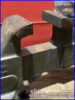 Rare Vintage Craftsman 506-51820 Swivel Base Bench Vise 3 1/2 Jaws 37 lb Beauty