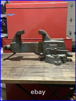 Rare Vintage Craftsman 506-51820 Swivel Base Bench Vise 3 1/2 Jaws 37 lb Beauty