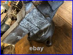 Rare Vintage Reed Bench Vise No. 204 1/2 With Swivel Base And 4 1/2 Jaws USA