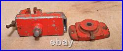 Rare Wilton 1125-9 vise 2 1/4 jaw baby red vise 344-1 swivel base collectible