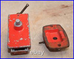 Rare Wilton 1125-9 vise 2 1/4 jaw baby red vise 344-1 swivel base collectible