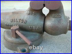 Rare Wilton 2-1/2 Bullet Machinist Bench Vise With Swivel Base Toddler Vice