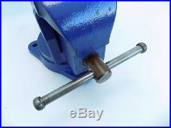 Record 3VS Swivel Base Machinist Bench Vise Sheffield England 4 Jaws