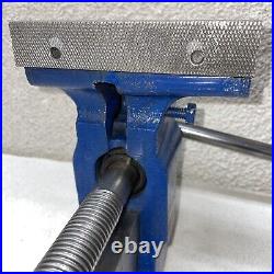 Record Heavy-Duty Vise Model 75 5 1/4 Jaw Width Swivel Base Fibre Grips