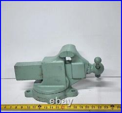 Reed 4 jaw swivel base bench vise No 204 collectible knife makers blacksmith