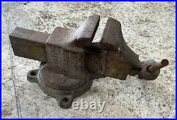 Reed Bench Shop Vise No. 204 Heavy Duty Swivel Base 4 Jaws