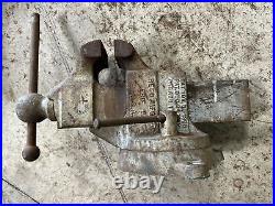 Reed Bench Shop Vise No. 204 Heavy Duty Swivel Base 4 Jaws