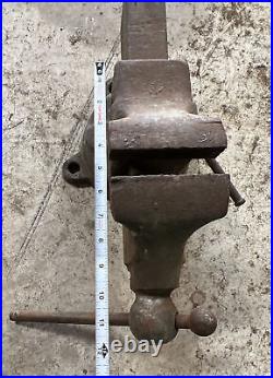 Reed Bench Shop Vise No. 204 Heavy Duty Swivel Base 4 Jaws