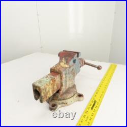 Reed Mfg. No. 204 Swivel Base Machinist Vise 4 Jaws Made in USA (Needs Cleaned)