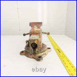 Reed Mfg. No. 204 Swivel Base Machinist Vise 4 Jaws Made in USA (Needs Cleaned)