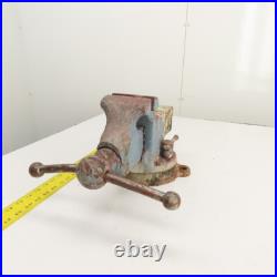 Reed Mfg. No. 204 Swivel Base Machinist Vise 4 Jaws Made in USA (Needs Cleaned)