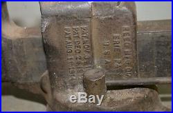 Reed Mfg swivel head & base vise 3 1/2 wide jaw 1914 patent model 403 1/2 USA