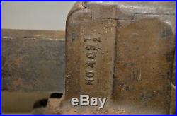 Reed Mfg swivel head & base vise 3 1/2 wide jaw 1914 patent model 403 1/2 USA