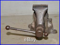 Reed Mfg swivel head & base vise 3 1/2 wide jaw 1914 patent model 403 1/2 USA