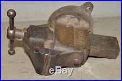 Reed Mfg swivel head & base vise 3 1/2 wide jaw 1914 patent model 403 1/2 USA