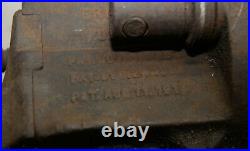 Reed Mfg swivel head & base vise 3 1/2 wide jaw patent 1914 model 402 USA tool