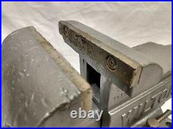 Restored Vintage Wilton 645 Bench Vise 5 In Jaws Swivel Base USA Anvil