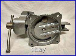 Restored Vintage Wilton 645 Bench Vise 5 In Jaws Swivel Base USA Anvil