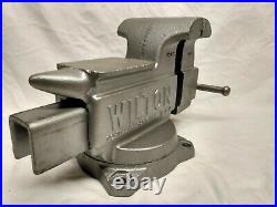 Restored Vintage Wilton 645 Bench Vise 5 In Jaws Swivel Base USA Anvil