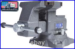 Reversible Bench Vise 5.5 Jaw 6.75-10.75 Opening 360° Swivel Base