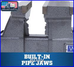Reversible Bench Vise 5.5 Jaw 6.75-10.75 Opening 360° Swivel Base