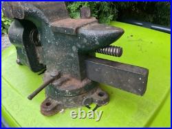 Rock Island 505a Vise USA 2.5 Jaws 15 Lbs swivel base Antique