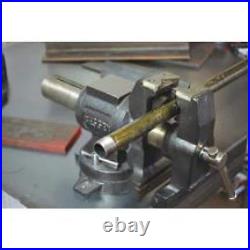 Rotating Pipe and Bench Vise with Swivel Base 5 In. Multi-Purpose Adjustable NEW