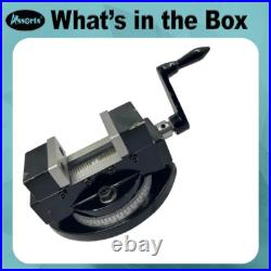Self Centering Milling Machine Vice with Swivel Base 2 (50 MM)