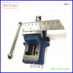 Self Centering Vice 2 50mm With Vertical Milling Slide Swivel Base 4x5