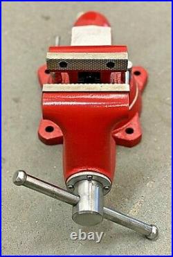 Snap On / Wilton 1740 Bench Vise with 4 Serrated Jaws & Swivel Base Bullet Vice